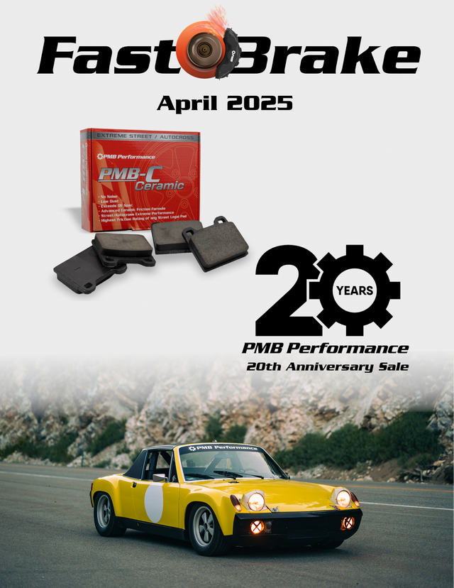 20th Anniversary Sale | PMB Pads in Depth | How to Build a 914-6/GT