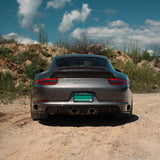 Rennline Carbon Fiber Ducktail Spoiler - 991.2: OEM+ look, easy install with 3M adhesive, fits 991.2 Carrera/Targa. shop now at PMB Performance.