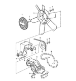 Restore efficient cooling with our precision fan clutch. Designed to OE dimensions for proper fit and function. Includes a 24-month warranty. High-quality alloy withstands engine heat. Easy bolt-on installation. Replaces: 928 106 112 05.