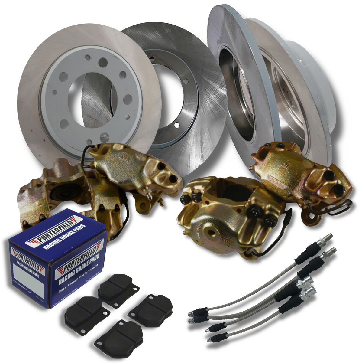 Brake Bundle for Porsche Model 356C and 356SC Calipers (196465) PMB