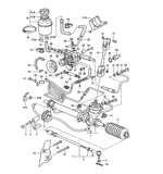 Replace your cracked power steering reservoir with this OE-quality reservoir for Porsche 924S, 944, 928, and 968. Guaranteed fitment ensures proper clearance and factory appearance. Made from heat and oil-resistant polymer material. 24-month unlimited mileage warranty. Replaces: 32 41 1 097 164.