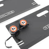 Rennline Toe Alignment Tool: Quick, precise toe adjustments with durable aluminum plates and self-locking tape measures. Shop now at PMB Performance.