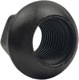 Black Steel Open-Ended M14x1.5 Lug Nut Set for Vintage Porsche Cars