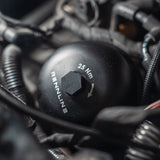 Rennline Billet Oil Filter Housing for 991, Cayenne & Panamera: Durable billet aluminum cap prevents leaks and cracks. Fits 2007-2019 models. Shop now at PMB.