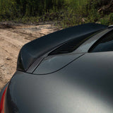 Rennline Carbon Fiber Ducktail Spoiler - 991.2: OEM+ look, easy install with 3M adhesive, fits 991.2 Carrera/Targa. shop now at PMB Performance.