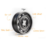 Möbelwagen 430G Interceptor Race Wheel for VW 4x130 Applications