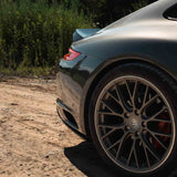 Rennline Carbon Fiber Ducktail Spoiler - 991.2: OEM+ look, easy install with 3M adhesive, fits 991.2 Carrera/Targa. shop now at PMB Performance.