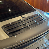 Rennline Carbon Fiber Decklid Louvers - 991.1 Turbo/Turbo S: Premium carbon fiber, OEM fit, easy install, modern upgrade. Shop now at PMB.