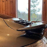 Rennline Carbon Fiber Decklid Louvers - 991.1 Turbo/Turbo S: Premium carbon fiber, OEM fit, easy install, modern upgrade. Shop now at PMB.