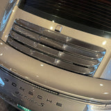 Rennline Carbon Fiber Decklid Louvers - 991.1 Turbo/Turbo S: Premium carbon fiber, OEM fit, easy install, modern upgrade. Shop now at PMB.