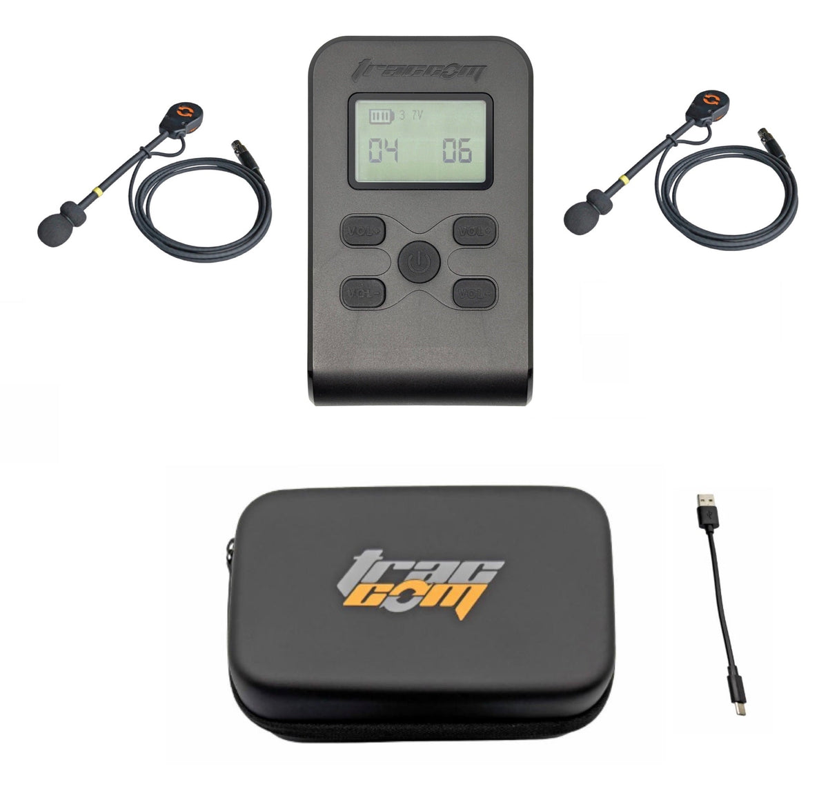 Trac-Com V4 Dual-Headset Intercom System – PMB Performance