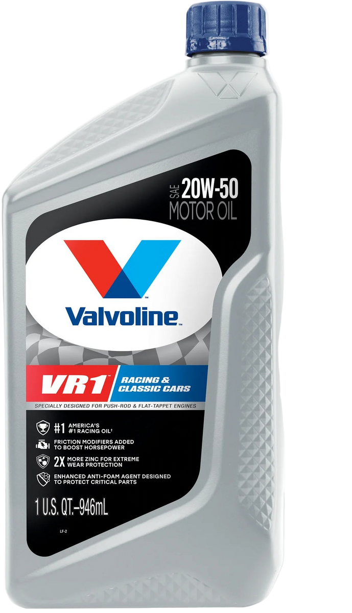 Valvoline VR1 High Zinc Synthetic 20W-50 Oil (1-Quart) | PMB – PMB
