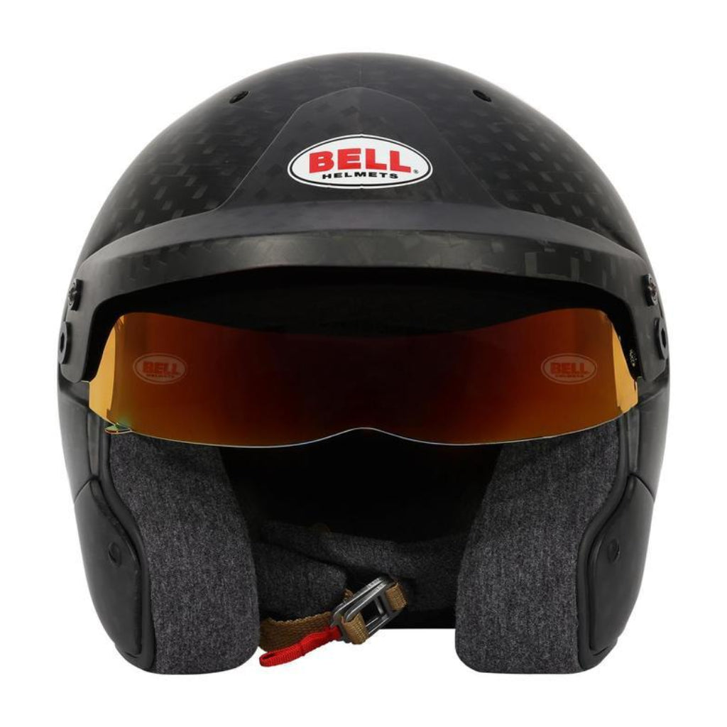 bell full carbon helmet Competition Motorsport Bell HP10 Carbon Open Face Helmet