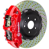 Brembo Gran Turismo Front Brake Kit for 981 Boxster, 380mm discs, 6-piston calipers, FM1000 pads, all hardware included. Shop now at PMB Performance.