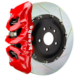 Brembo Gran Turismo Front Brake Kit for 981 Boxster, 380mm discs, 6-piston calipers, FM1000 pads, all hardware included. Shop now at PMB Performance.