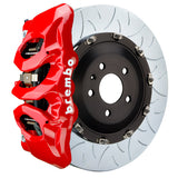 Brembo Gran Turismo Front Brake Kit for 981 Boxster, 380mm discs, 6-piston calipers, FM1000 pads, all hardware included. Shop now at PMB Performance.