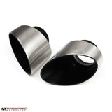 Fabspeed Porsche 993 Turbo Single Wall Oval Bolt-On Tips (1995-1998) (Image: 2)