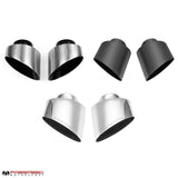 Fabspeed Porsche 993 Turbo Single Wall Oval Bolt-On Tips (1995-1998) (Image: 1)