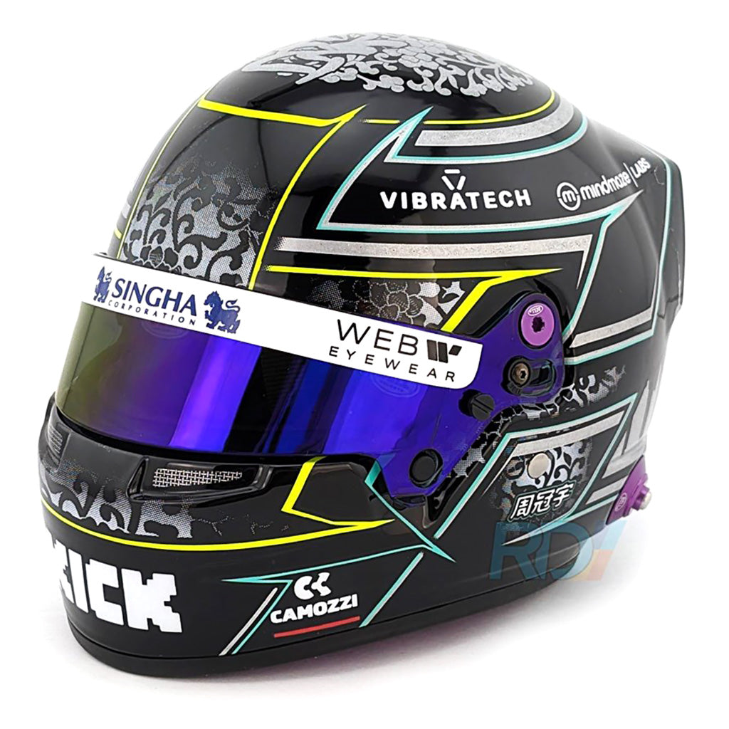 Bell HP77 Guanyu Zhou 1:2 Scale F1 Mini Helmet