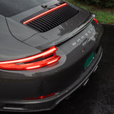Rennline Carbon Fiber Mini Decklid Spoiler - 991.2: Hand-laid carbon fiber, UV protected, precise fit, easy install with 3M adhesive. Shop now at PMB.