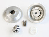 Rennline Aluminum Lock/Knob Set for Porsche 911 and 928