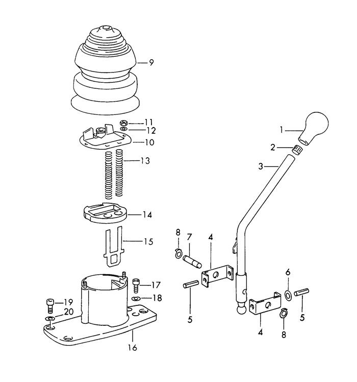 915 Style Large Shifter Boot for Porsche 911 (197389) PMB Performance