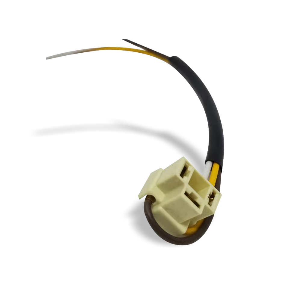 914 rubber Terminal Sleeve Housing 3-Pole (H4 Headlight Plug) for