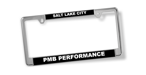 PMB Performance Metal License Plate Frame