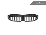 AutoTecknic Dual-Slats Gloss Black Front Grille - G20 3-Series LCI