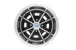 EMPI Sprintstar Wheel, 8 Spoke, 15x8” 4x130, Gloss Black w/ Polished Spokes and Lip