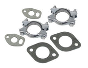 EMPI stock tailpipe clamp installation kit for two VW muffler outlets