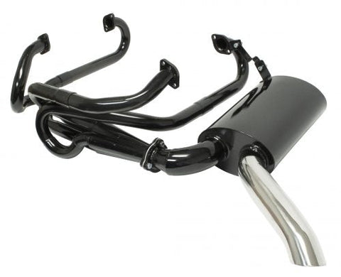 Sideflow Merged Exhaust System with Muffler.