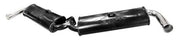 Inlet end of the EMPI Beetle dual quiet muffler