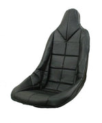 EMPI black square-pattern vinyl cover for a high-back fiberglass buggy seat