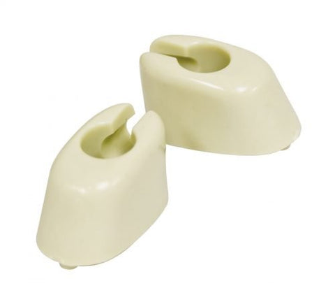 Sun Visor Clips, Type 1, 65-67, Type 2, 68-79, Ivory, Pair