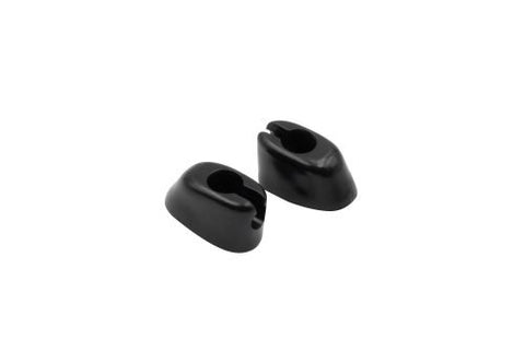 Sun Visor Clips, Type 1, 65-67, Type 2, 68-79, Black, Pair