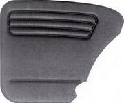 Second alternate view of the EMPI universal black door panel kit for VW Type 1 Beetle