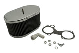 Weber 38-45 DCOE & Dellorto DHLA, 3 1/2" High with Gauze (1-Hole Top)