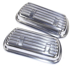 Clip-On Aluminum Valve Cover Set: Cast, polished aluminum with fins for better heat dissipation. Shop now at PMB Performance.