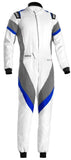 Competition Motorsport Sparco Victory 3.0 Driver FIA Racing Suit (fia & SFI Rated) white blue