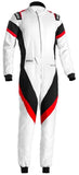 Competition Motorsport Sparco Victory 3.0 Driver FIA Racing Suit (fia & SFI Rated) white red