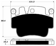 Porterfield R4-S Front Brake Pads for Porsche 986 Boxster S