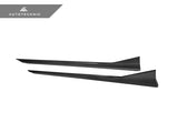 AutoTecknic Dry Carbon Fiber Side Skirt Extension Set - G90/ G99 M5