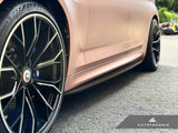AutoTecknic Dry Carbon Fiber Side Skirt Extension Set - F90 M5 | G30 5-Series