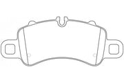 Porterfield Front/Rear Brake Pad Set for Porsche 718 Cayman S (2018)