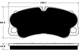 Porterfield Front/Rear Brake Pad Set for Porsche 918 with Race Package (2015)