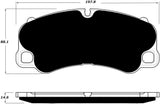 Porterfield Front/Rear Brake Pad Set for Porsche 918 (2016)