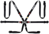 Sparco Six-Point Competition Pull-Down Aluminum Racing Harness