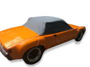 Porsche 914 Umbrella Cover Reimagined: UV-stable Softouch polyester, fleece-lined, leak-proof, heat-resistant. Fits 914/4 & 914/6. Protect your 914 in style!