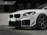 AutoTecknic Dry Carbon Podium Front Bumper Lower Vent Set - G87 M2